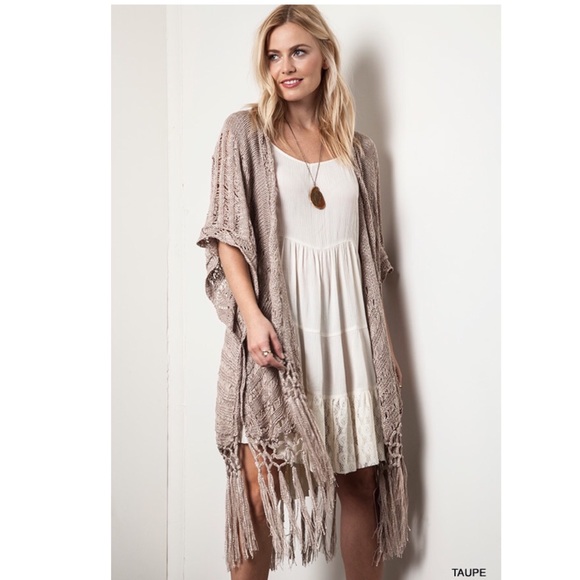 New Must Have Knit Crochet Fringe Sweater - Picture 4 of 5